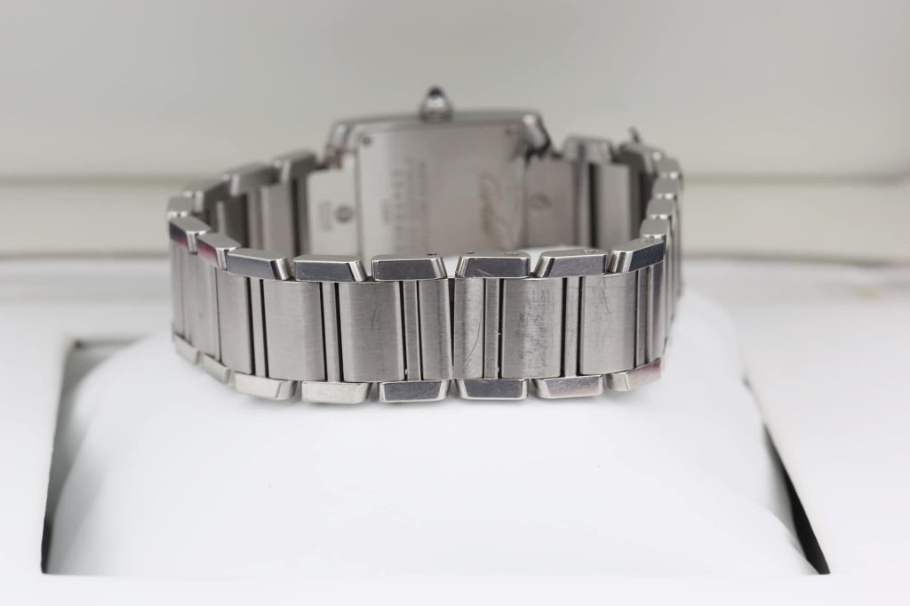 Cartier 2384 White Roman TANK FRANÇAISE 20mm