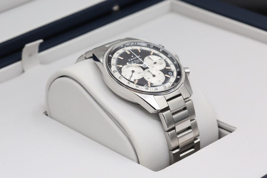 ZENTIH 03.3200.3600/21.M3200 Black And Silver CHRONOMETER ORIGINAL STEEL  38mm 2022