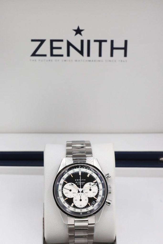 ZENTIH 03.3200.3600/21.M3200 Black And Silver CHRONOMETER ORIGINAL STEEL  38mm 2022