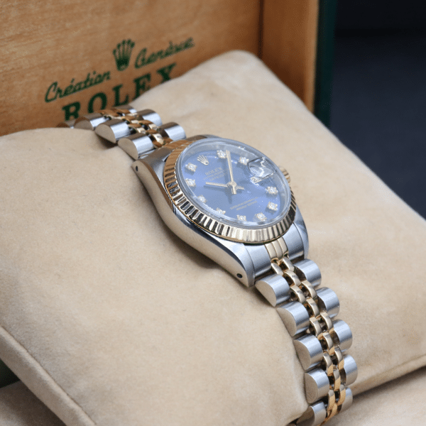 Rolex 69173 Blue Diamond DATEJUST 26 26mm 1987