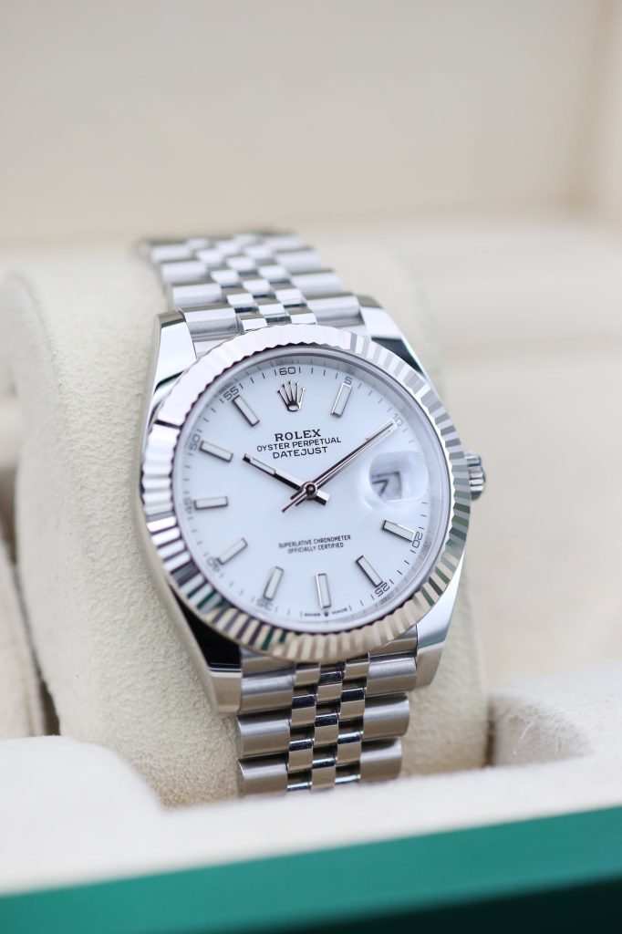 Rolex 126334 White Index DATEJUST  41mm 2023