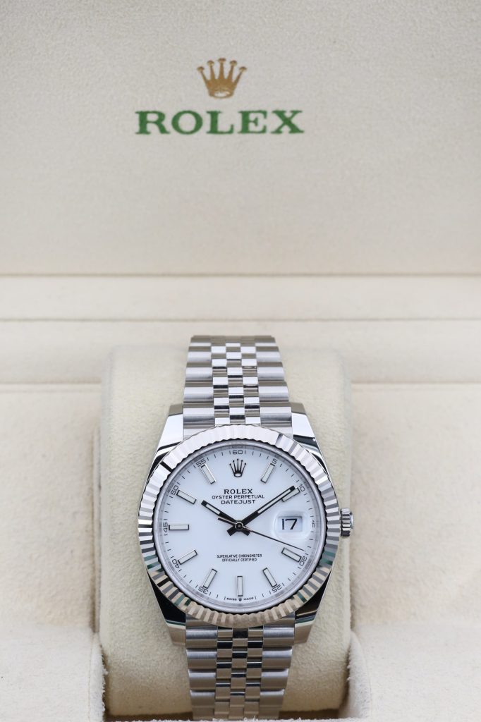 Rolex 126334 White Index DATEJUST  41mm 2023