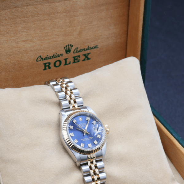 Rolex 69173 Blue Diamond DATEJUST 26 26mm 1987