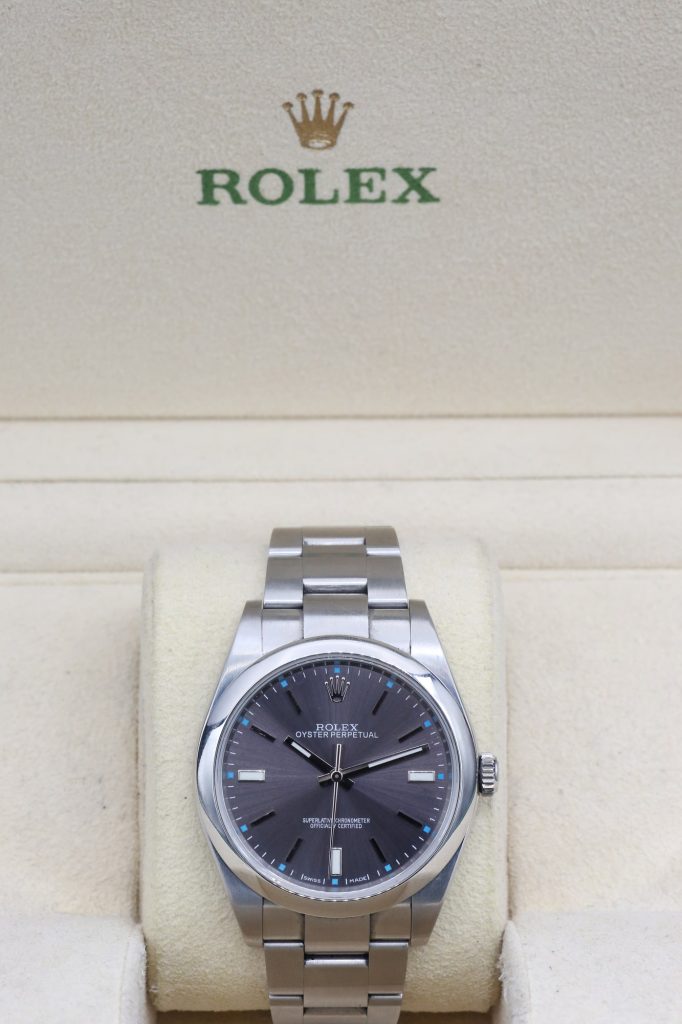 Rolex 114300 Rhodium OYSTER PERPETUAL  39mm 2018