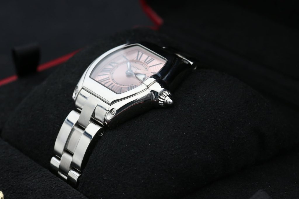Cartier W62017V3 Pink Roman ROADSTER 30.5mm 2006