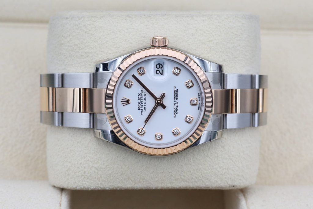 Rolex 178271 White Diamond DATEJUST 31mm 2018
