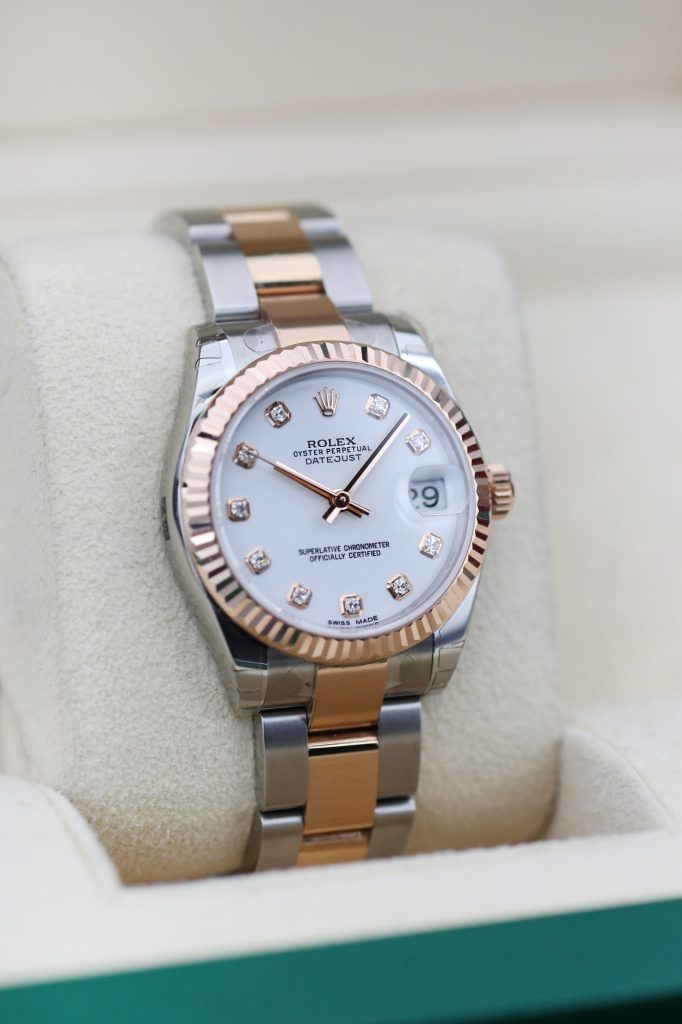 Rolex 178271 White Diamond DATEJUST 31mm 2018