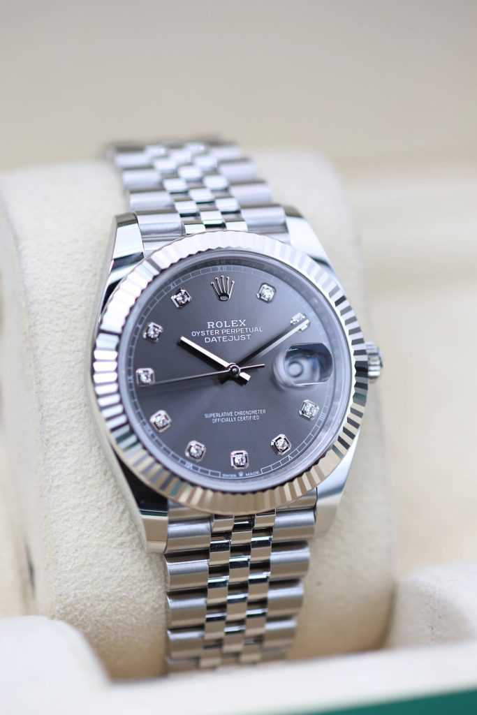 Rolex 126334 Rhodium Diamond DATEJUST 41 41mm 2024