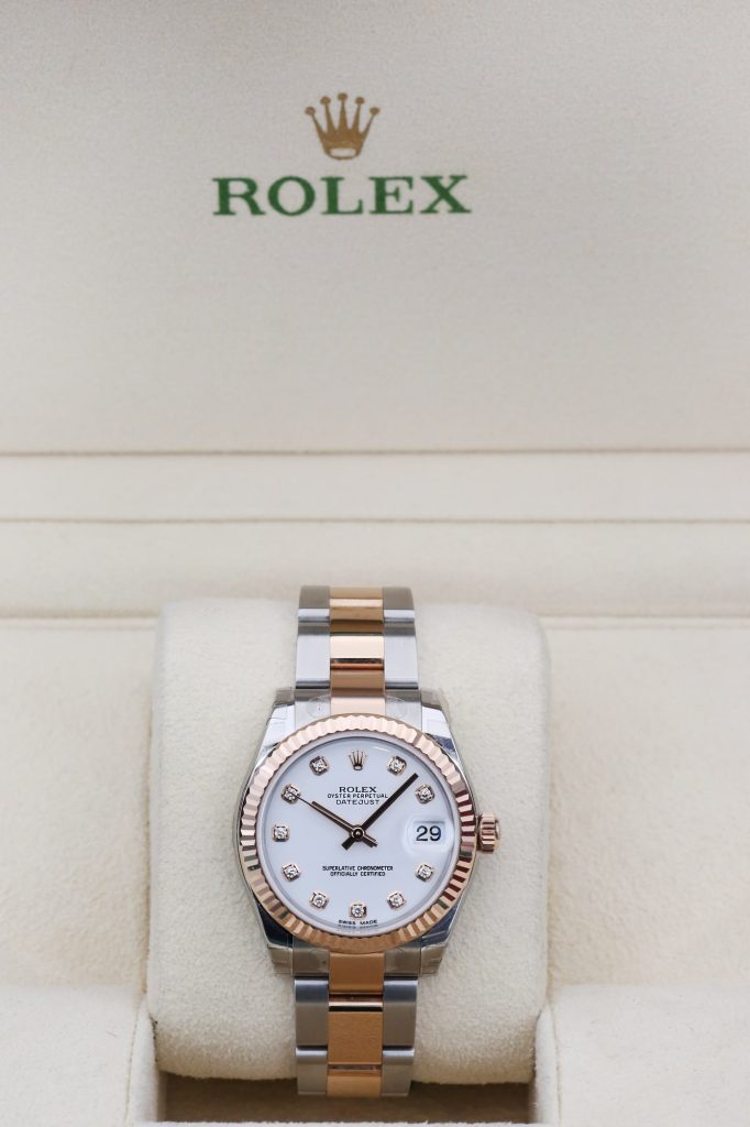 Rolex 178271 White Diamond DATEJUST 31mm 2018