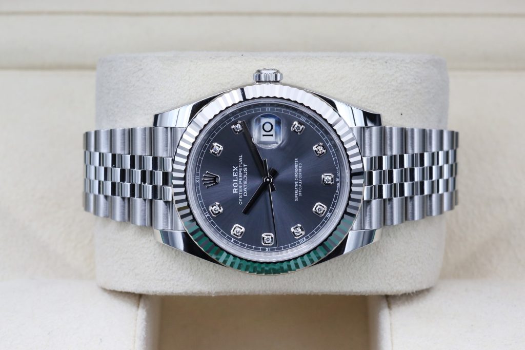 Rolex 126334 Rhodium Diamond DATEJUST 41 41mm 2024