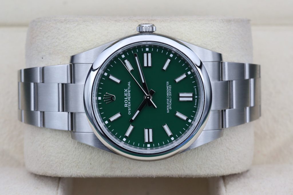 Rolex 124300 Green OYSTER PERPETUAL 41 41mm 2023