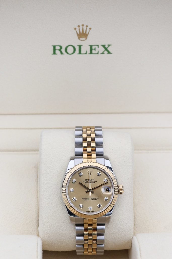 Rolex 178273 Champagne Diamond DATEJUST  31mm 2018