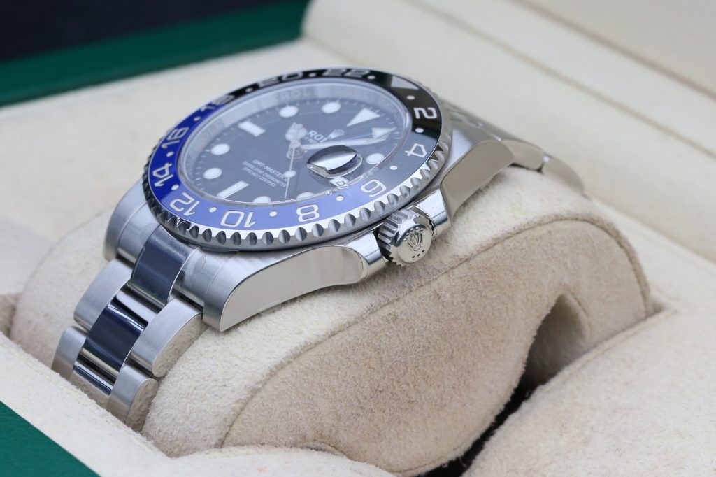 Rolex 116710BLNR Black GMT MASTER 2 40mm 2018 Batman "full Stickers"