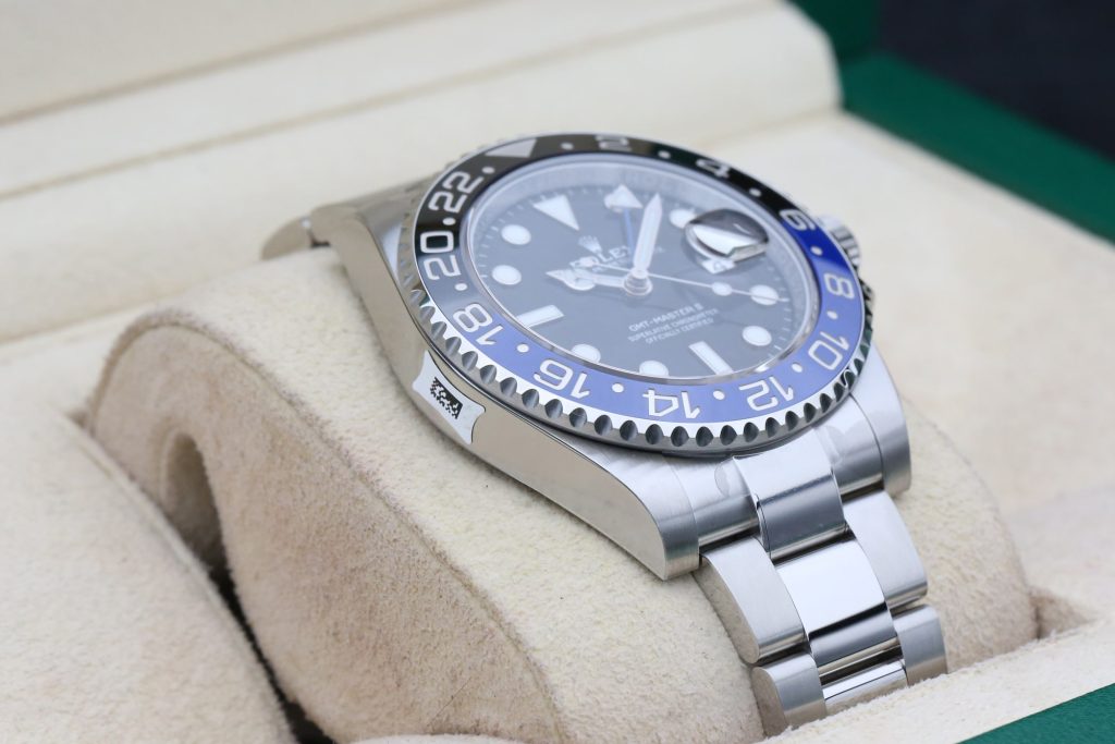 Rolex 116710BLNR Black GMT MASTER 2 40mm 2018 Batman "full Stickers"