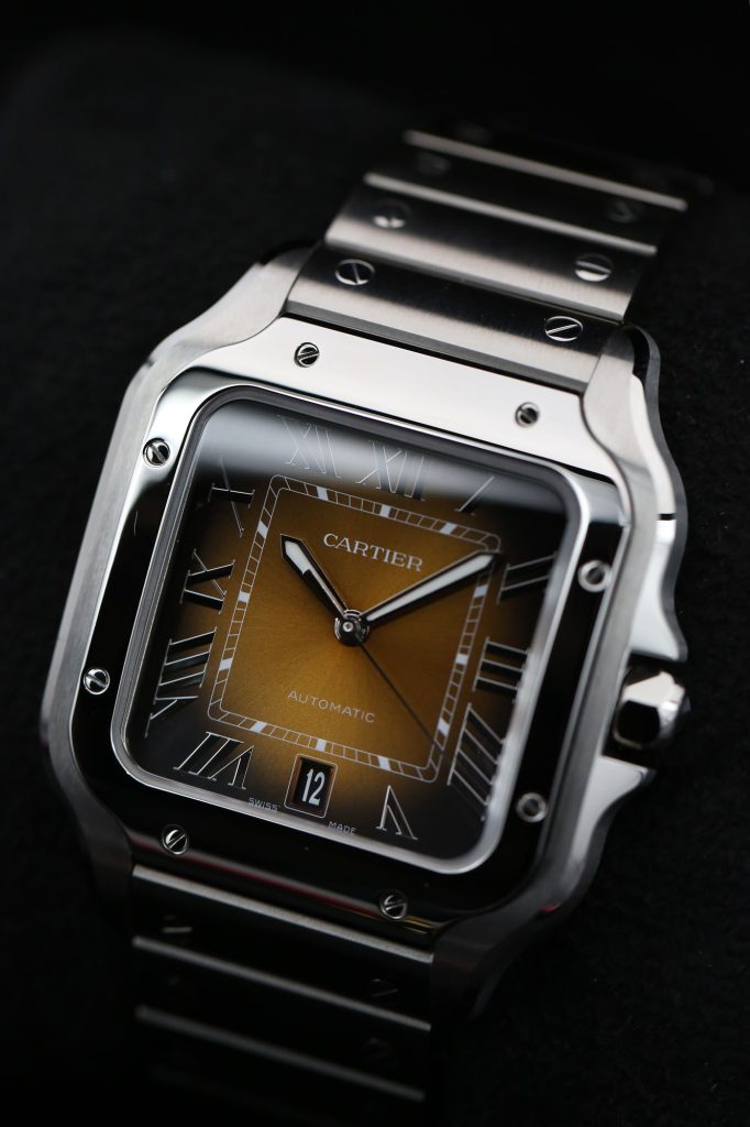 Cartier WSSA0064 Brown Sunray SANTOS DE CARTIER 39.8mm 2024