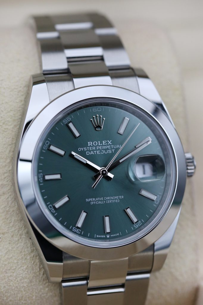Rolex Datejust Mint Green 126300 41mm 2024