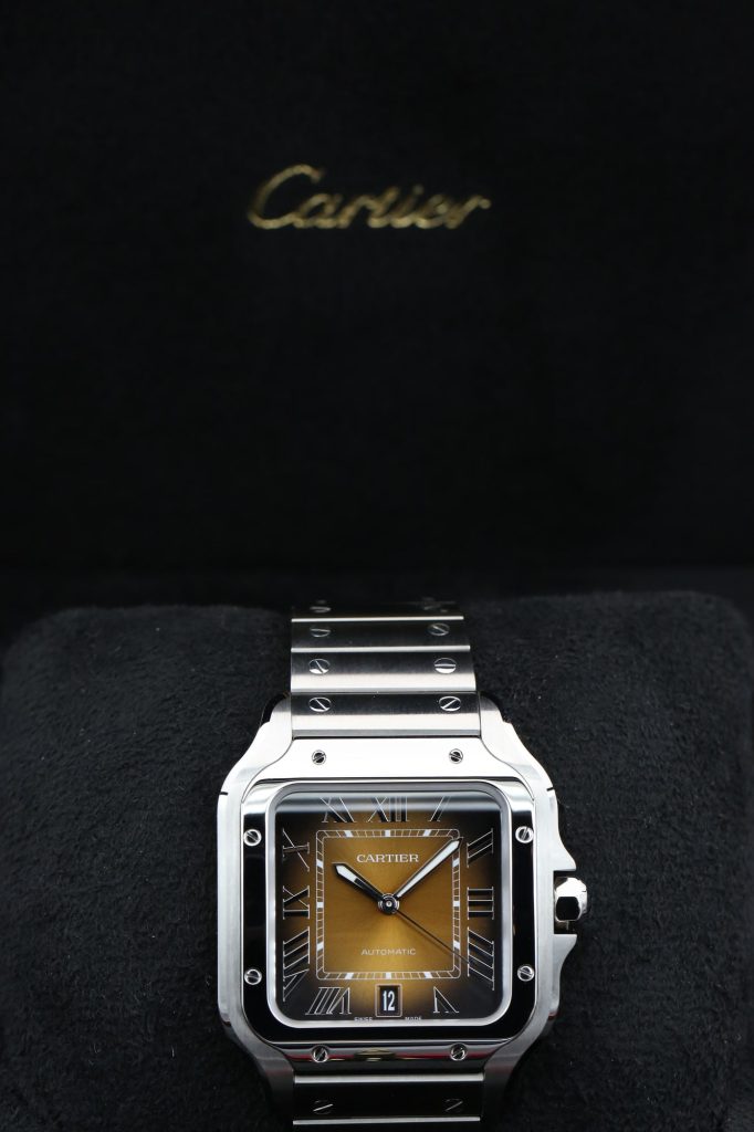 Cartier WSSA0064 Brown Sunray SANTOS DE CARTIER 39.8mm 2024