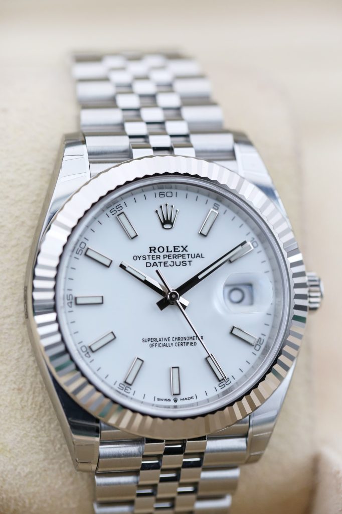 Rolex 126334 White Index DATEJUST  41mm 2024