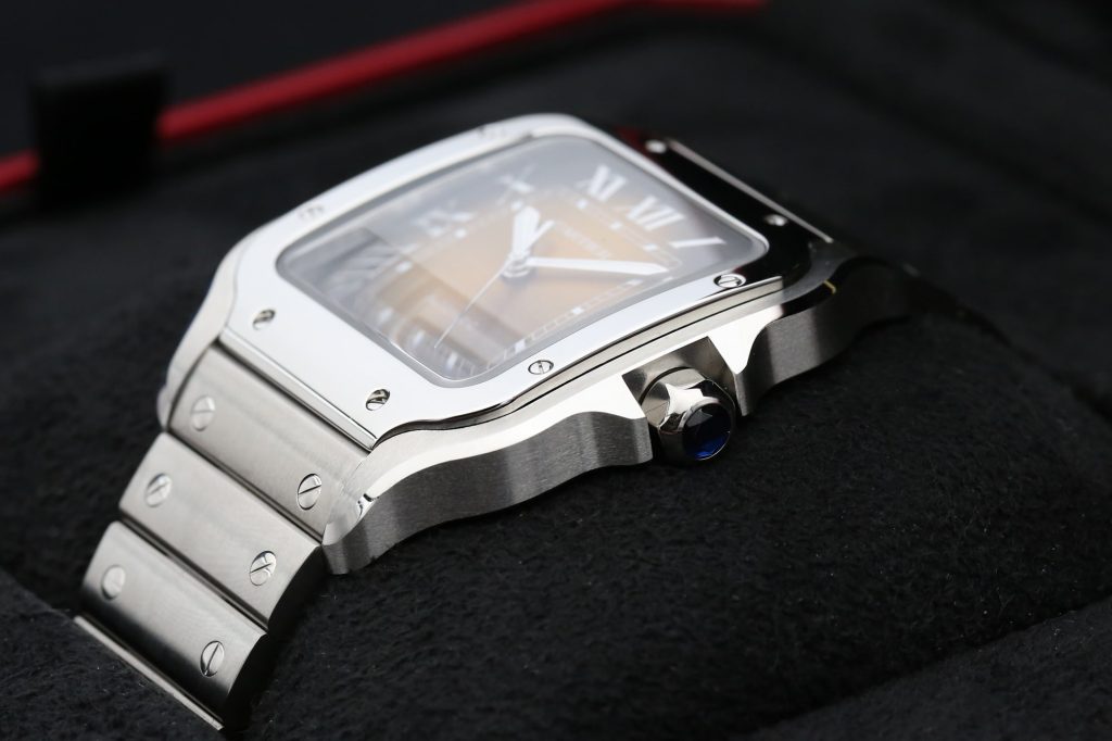 Cartier WSSA0064 Brown Sunray SANTOS DE CARTIER 39.8mm 2024