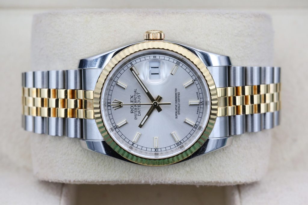 Rolex Datejust Silver Index 116233 36mm 2013