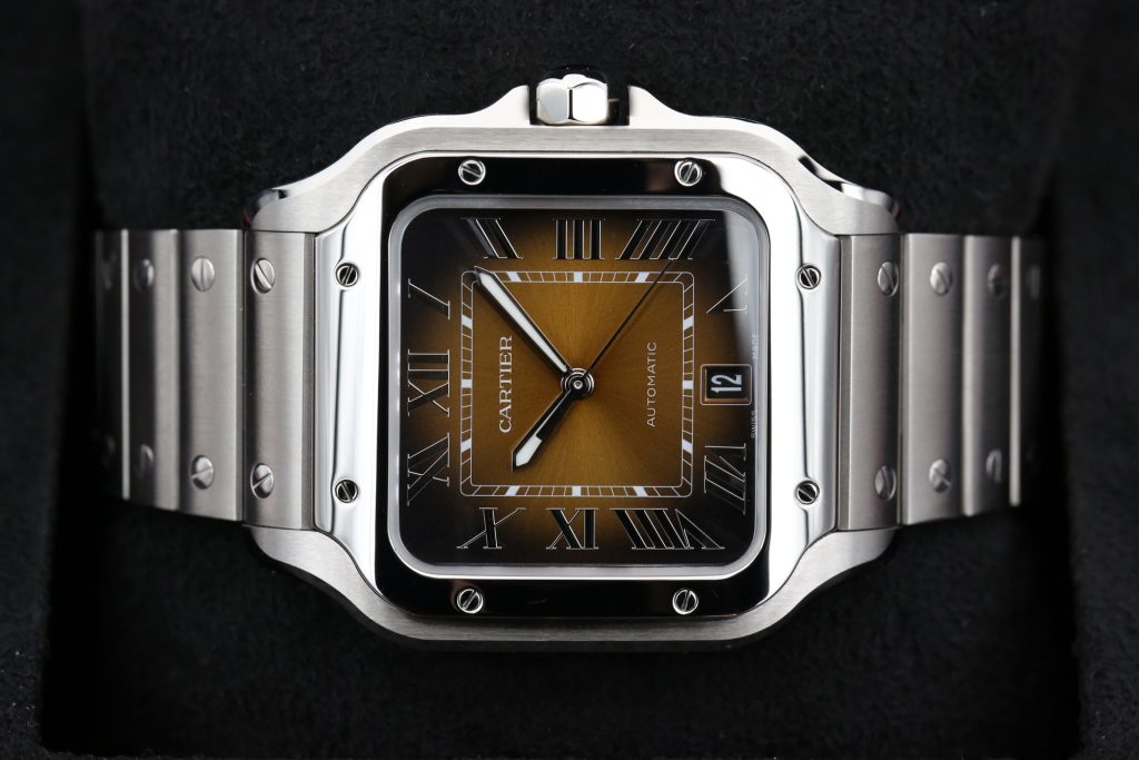 Cartier WSSA0064 Brown Sunray SANTOS DE CARTIER 39.8mm 2024