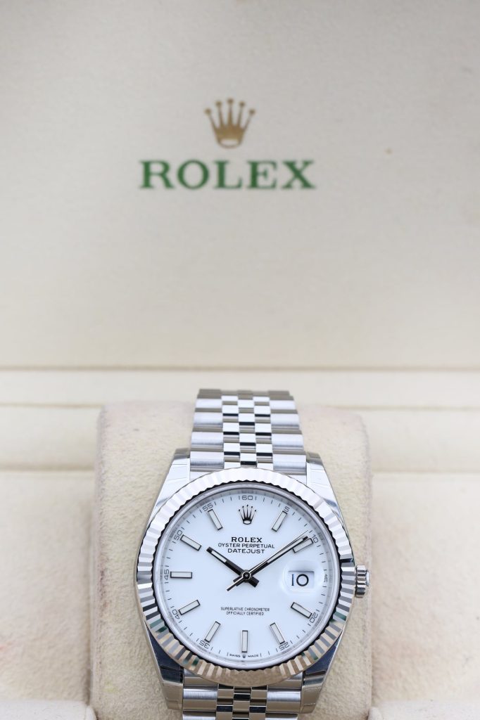 Rolex 126334 White Index DATEJUST  41mm 2024