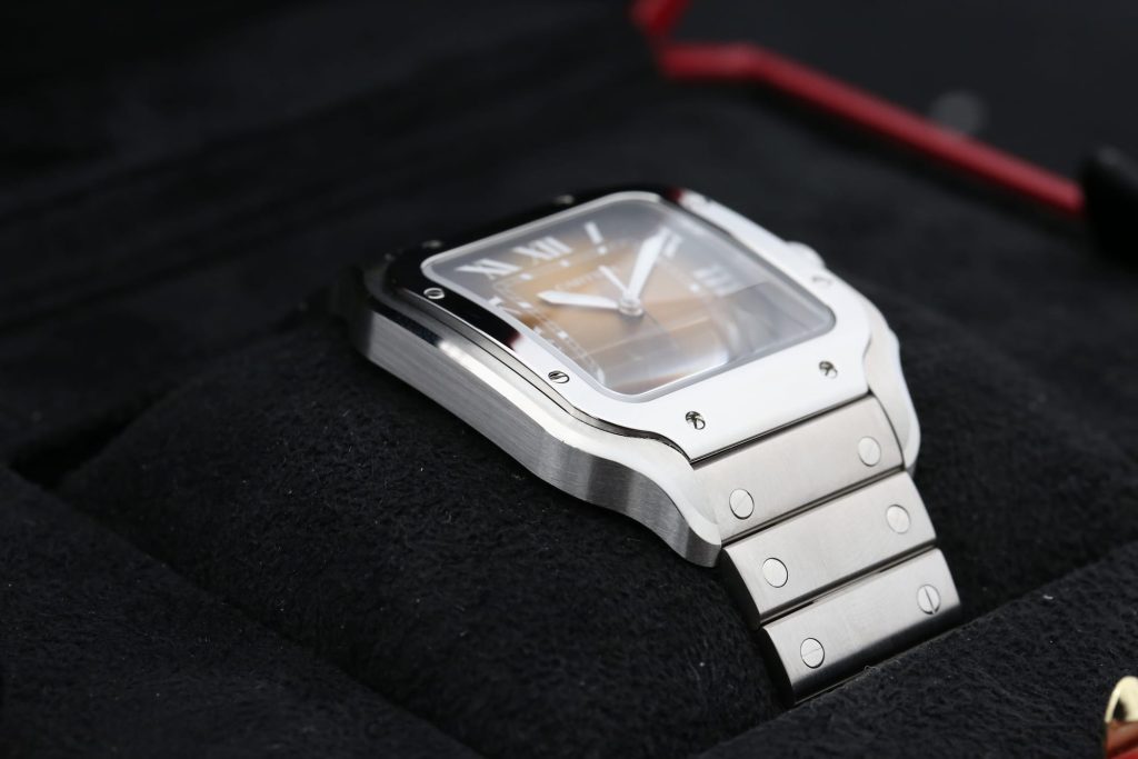 Cartier WSSA0064 Brown Sunray SANTOS DE CARTIER 39.8mm 2024