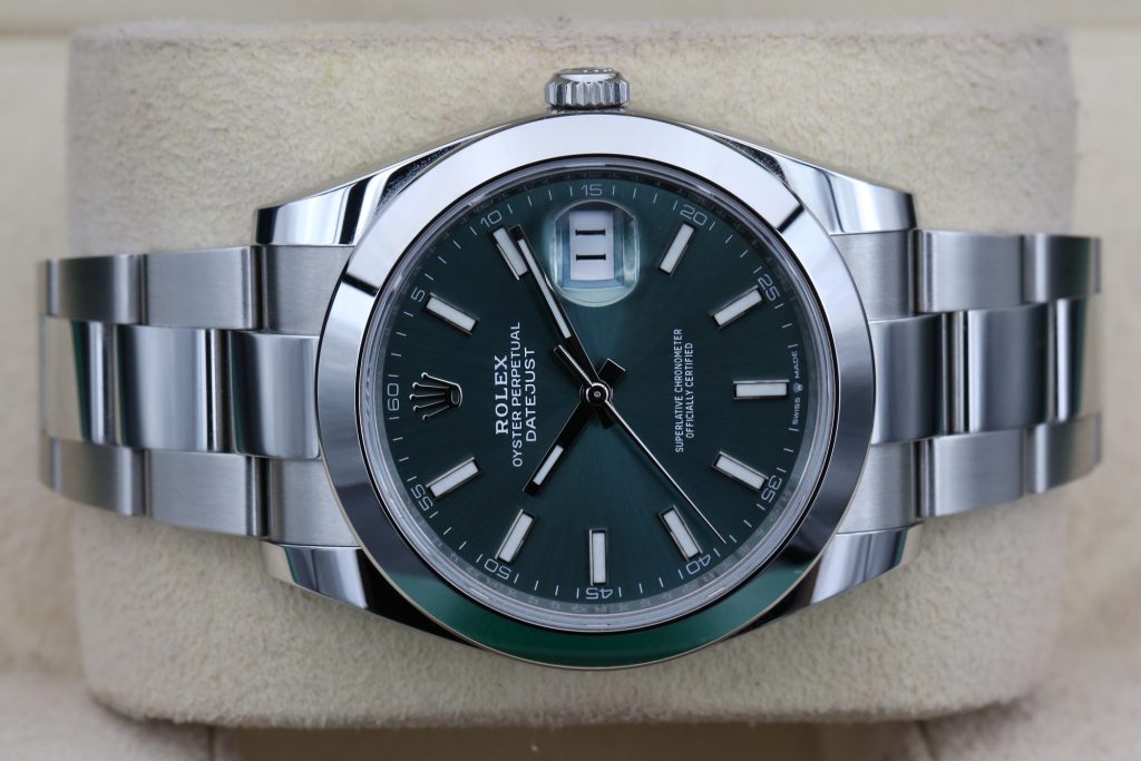 Rolex Datejust Mint Green 126300 41mm 2024