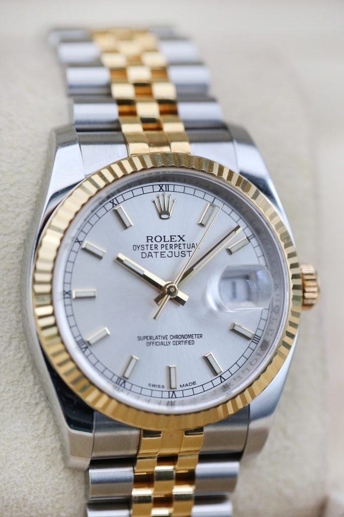 Rolex Datejust Silver Index 116233 36mm 2013