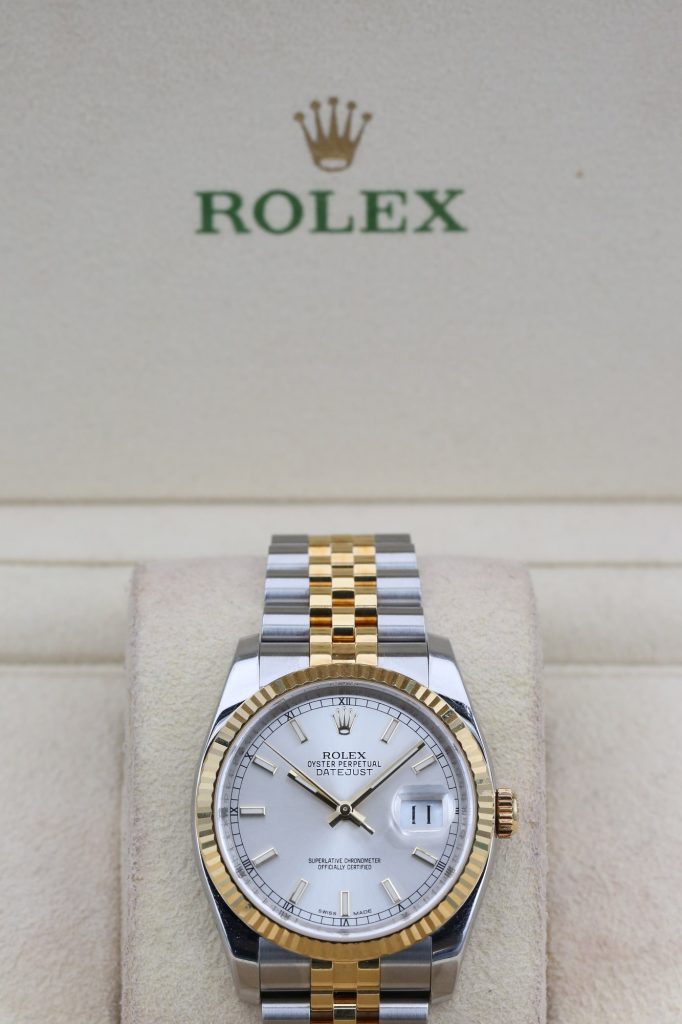 Rolex Datejust Silver Index 116233 36mm 2013