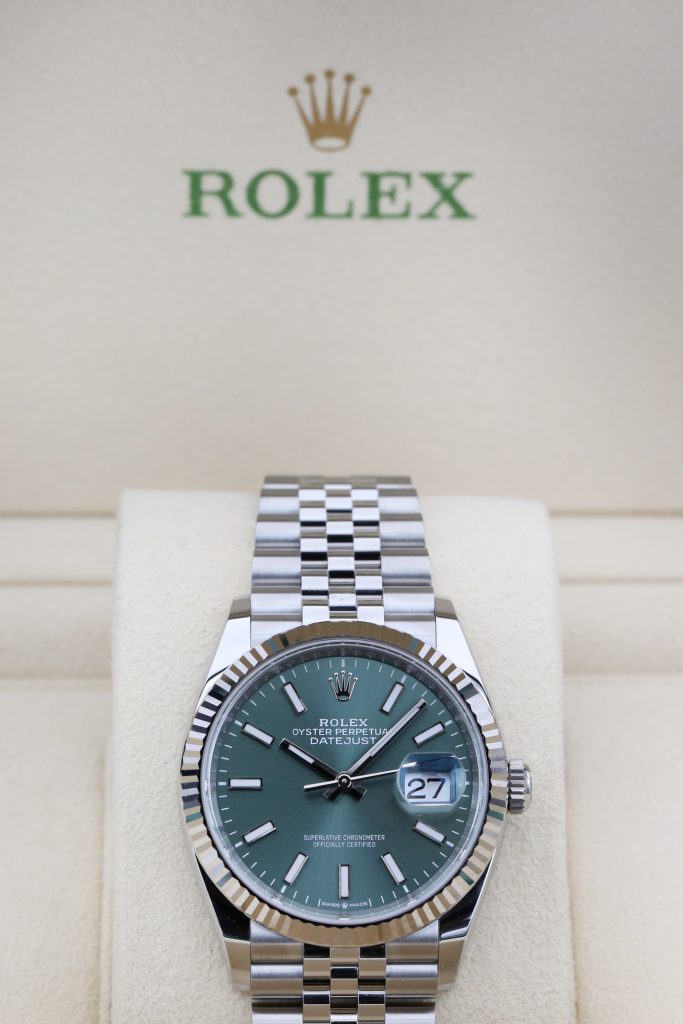 Rolex 126234 Mint Green DATEJUST  36mm 2024