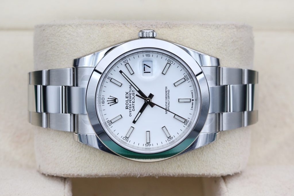 Rolex 126300 White Index DATEJUST 41 41mm 2023
