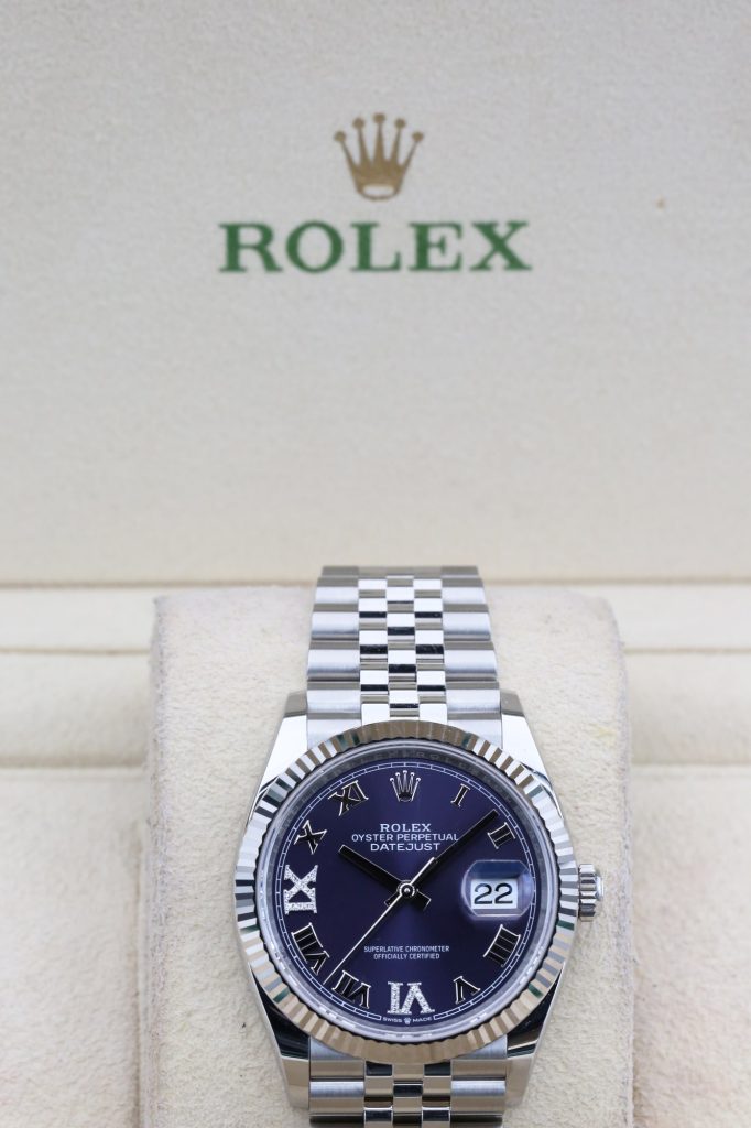 Rolex 126234 Aubergine Diamond 6 & 9 DATEJUST 36mm 2024