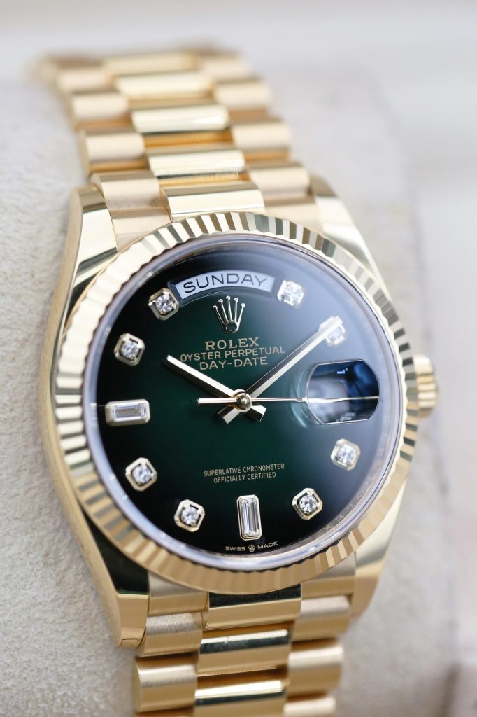 Rolex 128238 Ombre Green DAYDATE  36mm 2021