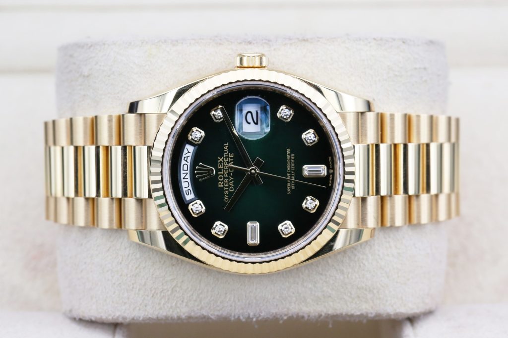 Rolex 128238 Ombre Green DAYDATE  36mm 2021