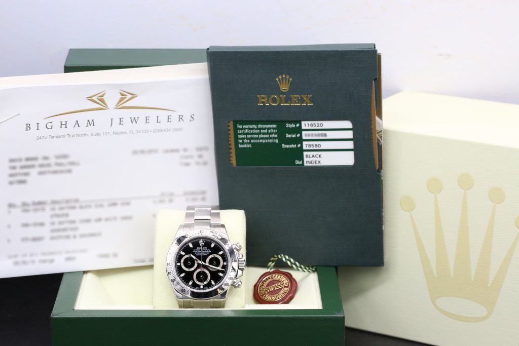 Rolex 116520 Black DAYTONA 40mm 2010