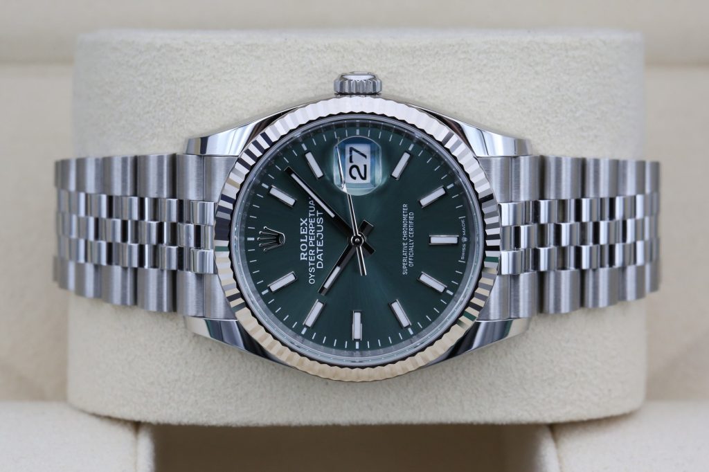 Rolex 126234 Mint Green DATEJUST  36mm 2024