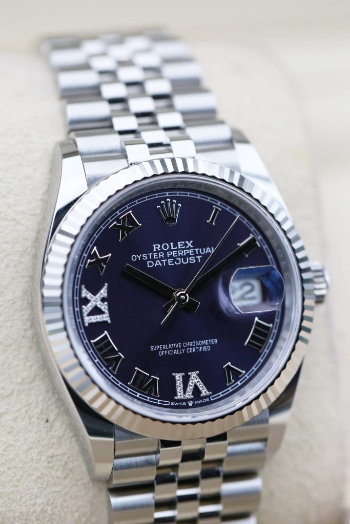 Rolex 126234 Aubergine Diamond 6 & 9 DATEJUST 36mm 2024