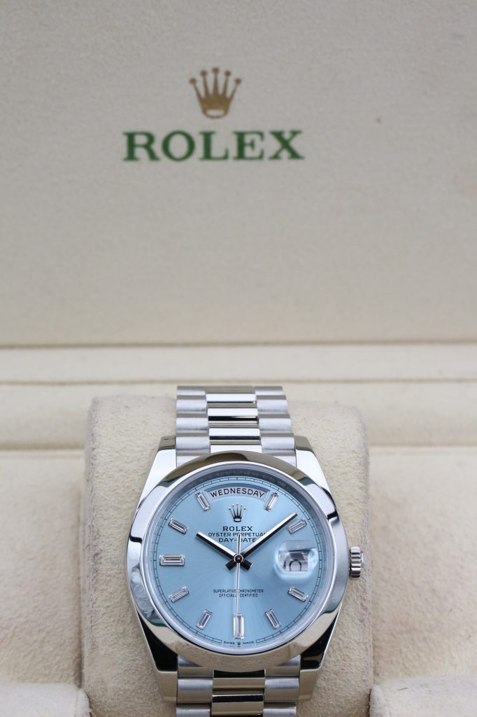 Rolex 228206 Ice Blue Baguette DAY-DATE 40mm 2022