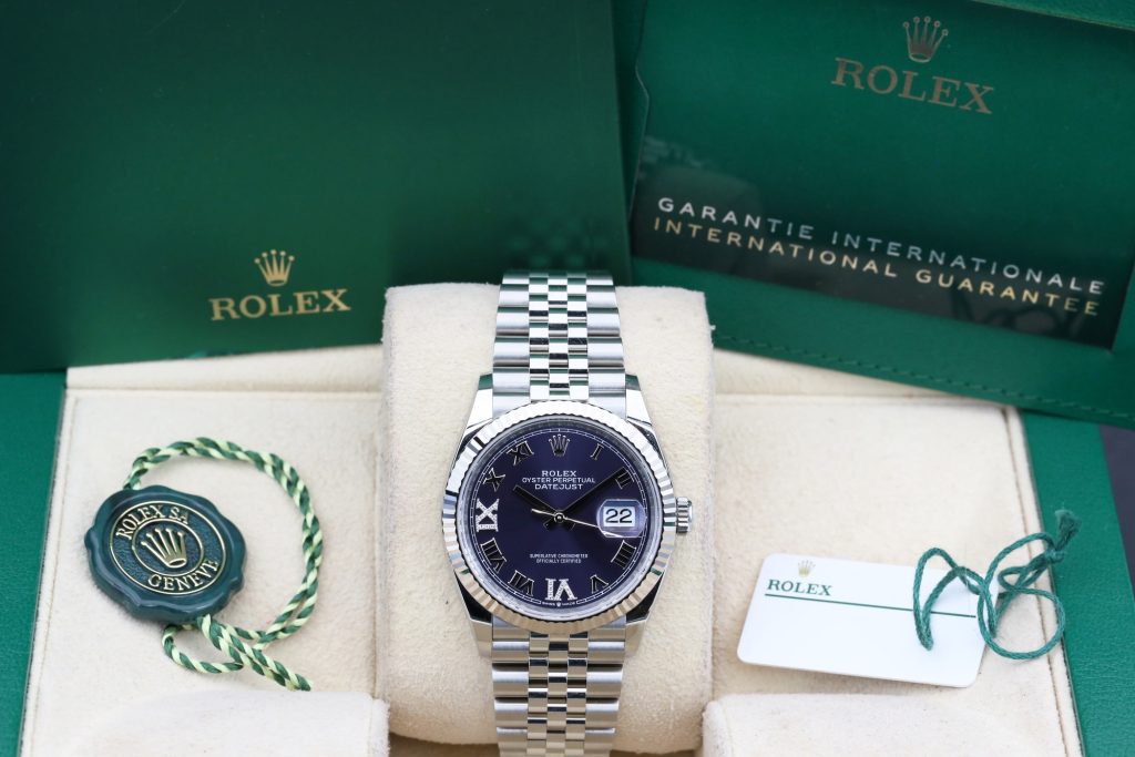 Rolex 126234 Aubergine Diamond 6 & 9 DATEJUST 36mm 2024