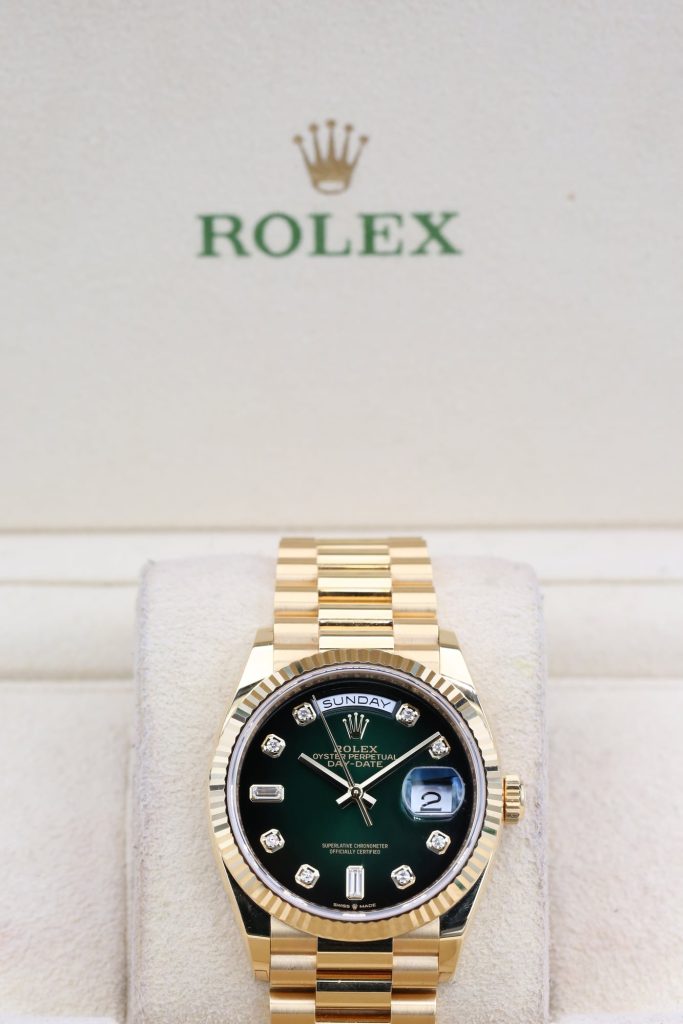 Rolex 128238 Ombre Green DAYDATE  36mm 2021