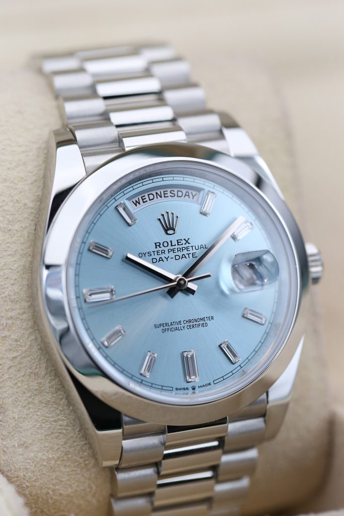 Rolex 228206 Ice Blue Baguette DAY-DATE 40mm 2022