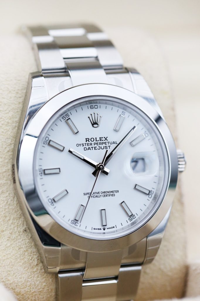 Rolex 126300 White Index DATEJUST 41 41mm 2023