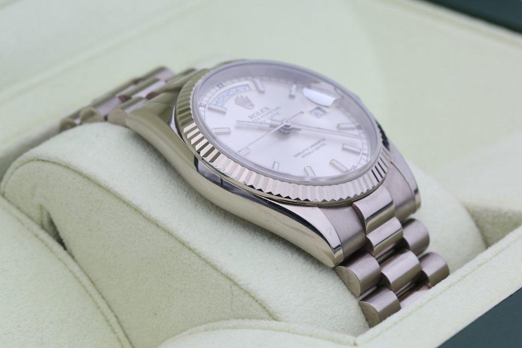 Rolex 118239 Silver DAYDATE  36mm 2005