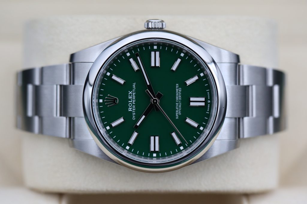 Rolex 124300 Green OYSTER PERPETUAL 41mm 2024