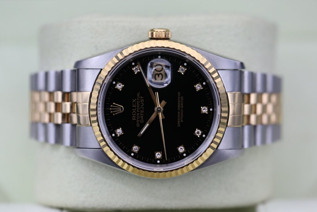 Rolex 16233 Black Diamond DATEJUST 36mm 1984