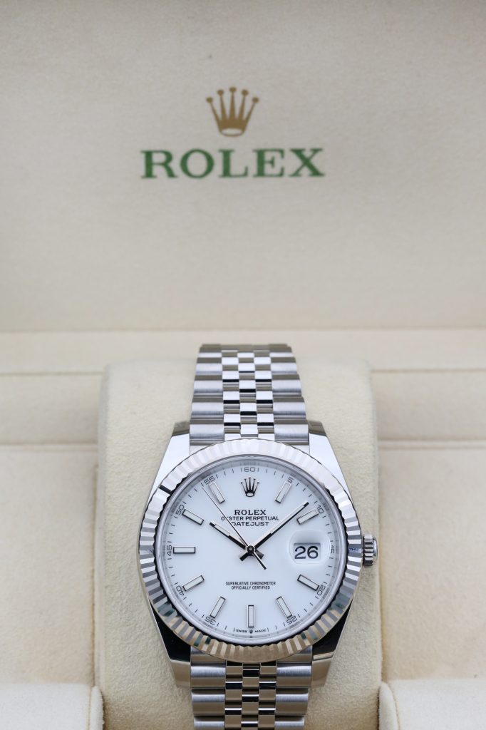Rolex 126334 White Index DATEJUST 41mm 2024