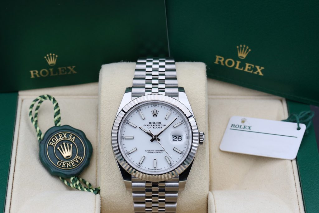 Rolex 126334 White Index DATEJUST 41mm 2024