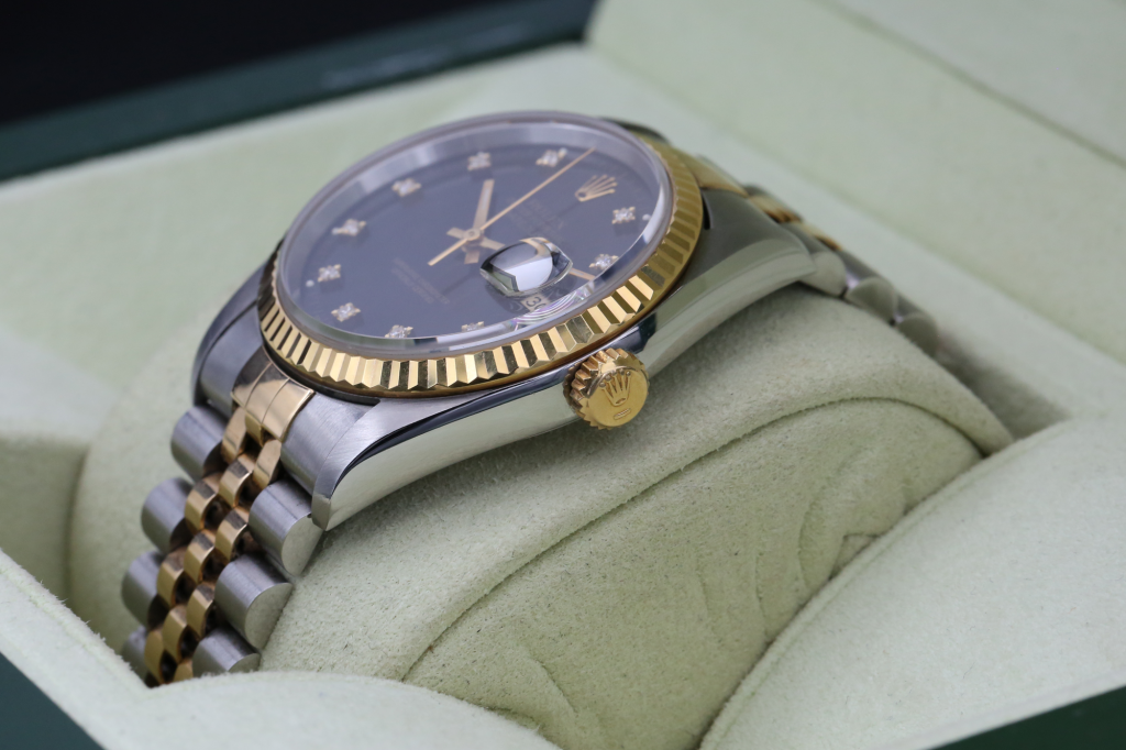 Rolex 16233 Black Diamond DATEJUST 36mm 1984