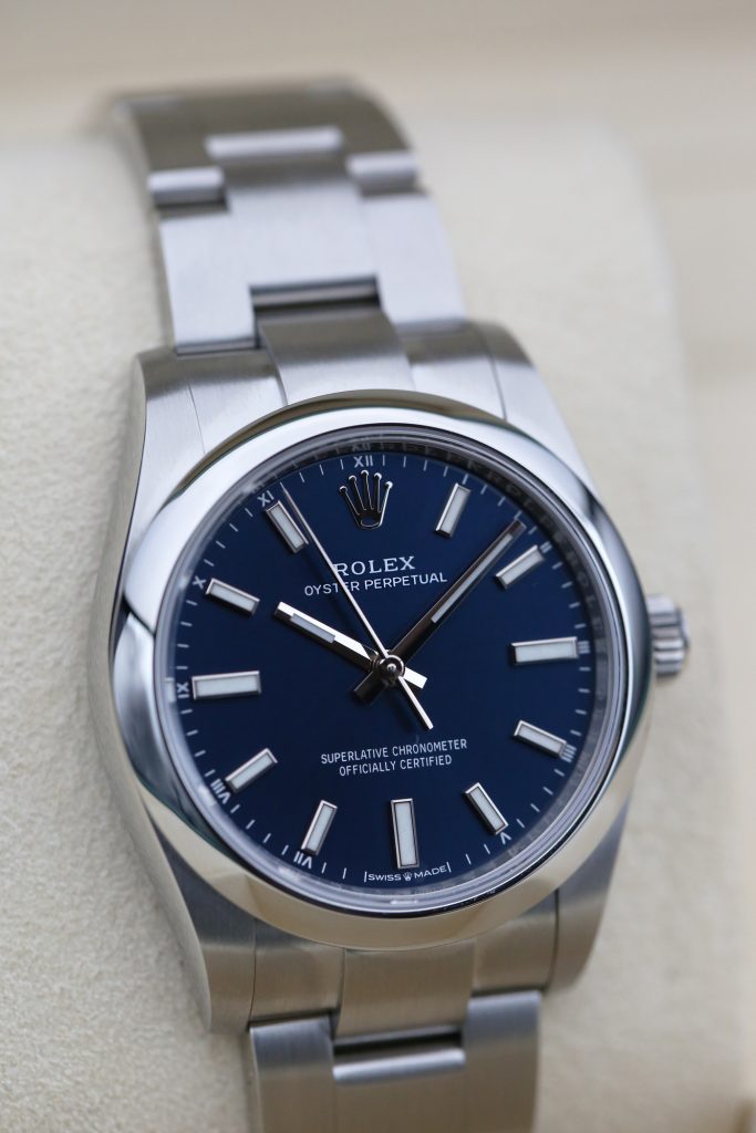 Rolex 124200 Blue OYSTER PERPETUAL 34mm 2024